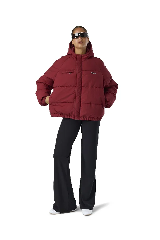 Jackets For Fan Event Customization-Seekers Puffer Coat in Alert