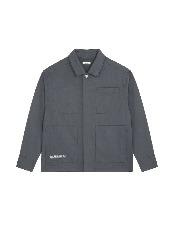 Jackets For Custom Alumni Gear-Men's DNA Utility Jacket—atmosphere grey