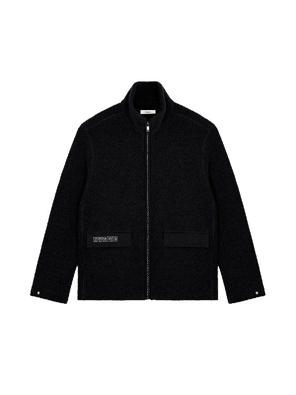 Jackets For Group Custom Orders-Men's DNA Utility Wool Jacket—black