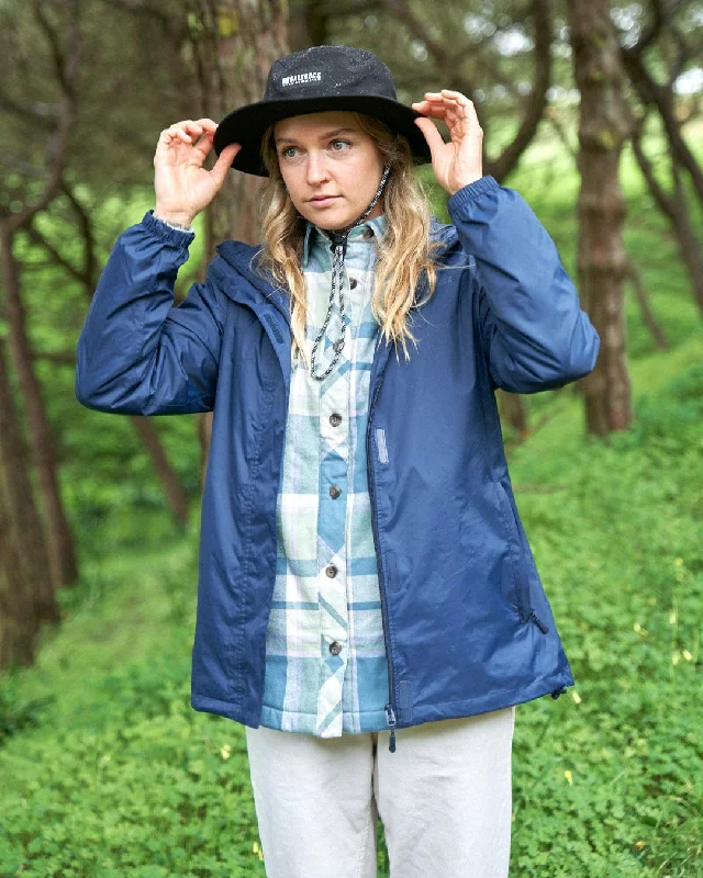 Jackets For Promotional Team Events-Cooper - Womens Packable Waterproof Jacket - Blue