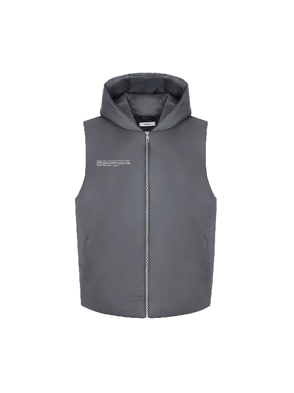 Jackets For High-Quality Custom Orders-Mens DNA Flower-Warmth Gilet—atmosphere grey