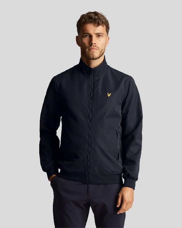 Jackets For Sports Fans-Mesh Backed Funnel Neck Jacket