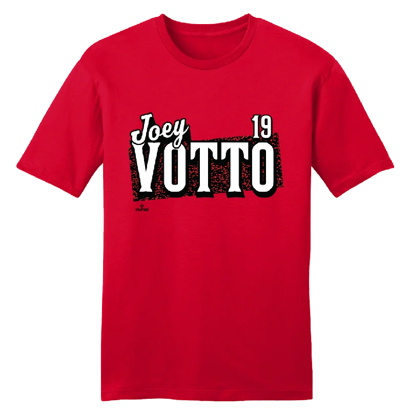 T-Shirt For Professional Merchandise Customization-Joey Votto Speckle Team Font