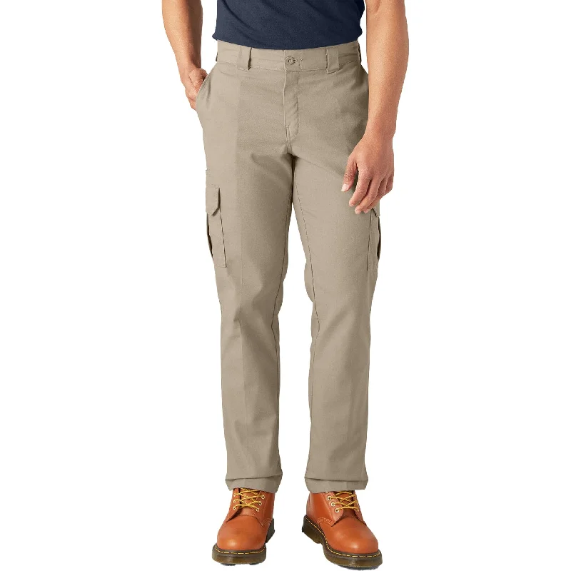 Pants For Fan Apparel Customization-Dickies 595 Flex Regular Fit Cargo Pant Desert Sand