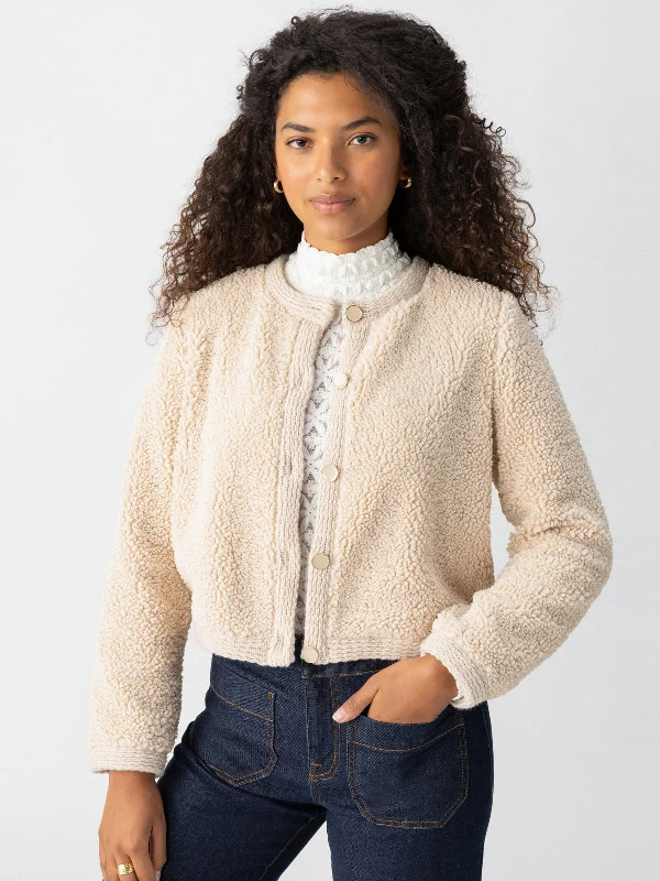 Jackets For Limited Edition Merchandise-Cozy Cardigan Toasted Almond