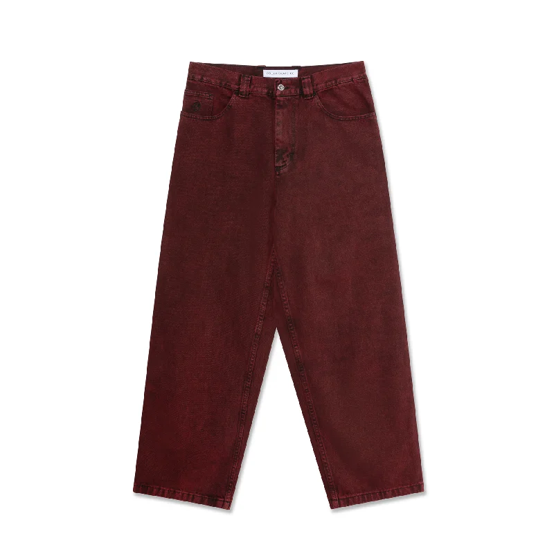 Pants With Player Names-Polar Big Boy Jeans - Red Black