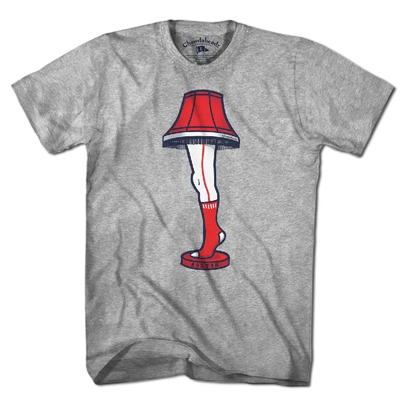 T-Shirt For Youth Leagues-Boston Holiday Leg Lamp T-Shirt