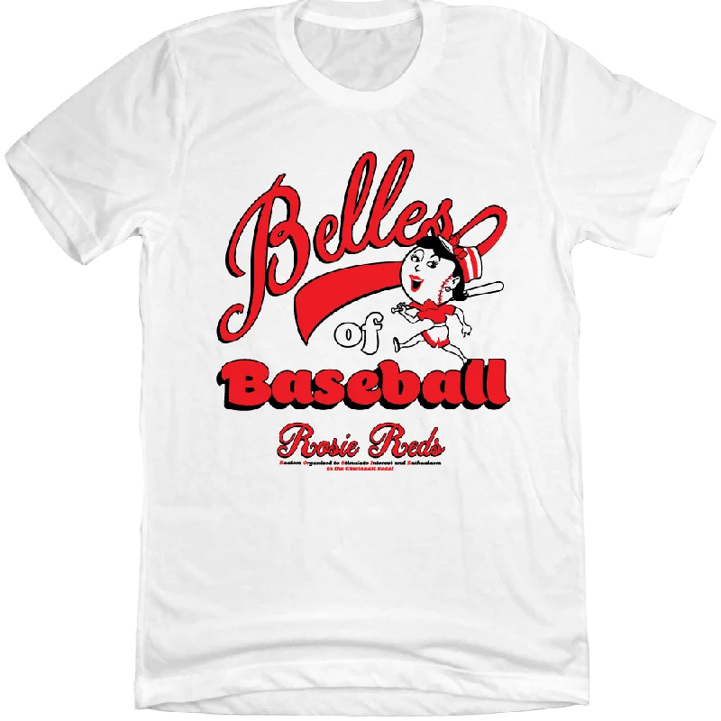 T-Shirt For Softball Custom Orders-Belles of Baseball - Rosie Reds