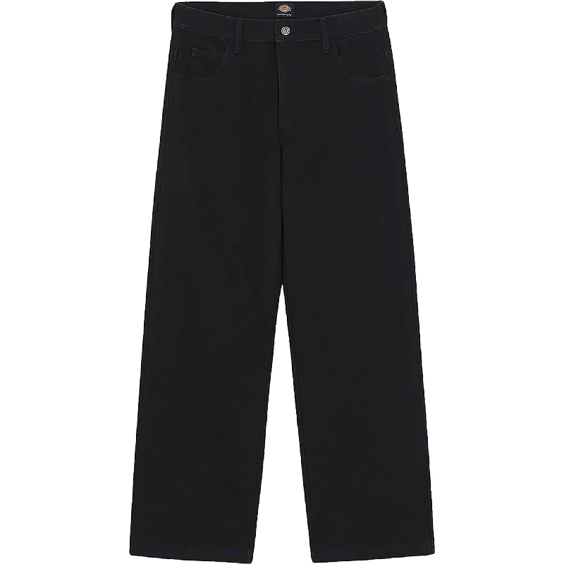 Personalized Pants-Dickies Skateboarding Wingville Loose Fit Denim Black