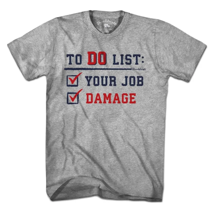 T-Shirt With Team Logo-To Do List T-Shirt