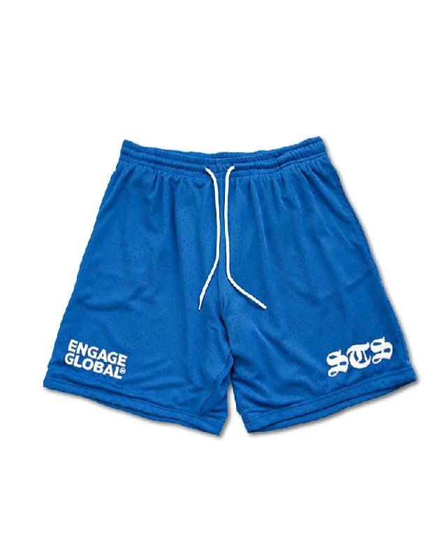 Shorts For Exclusive Team Gear-Set The Standard Mesh Shorts (Blue)