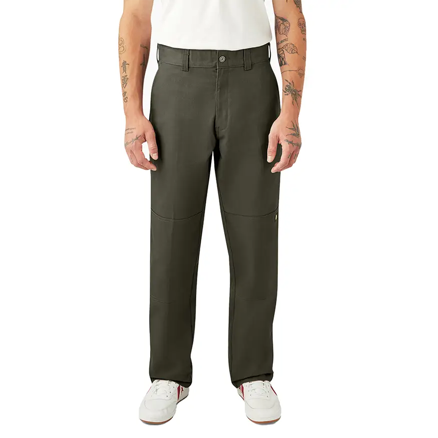 Pants With Custom Color Options-Dickies x Spitfire Double Knee Pants - Olive Green