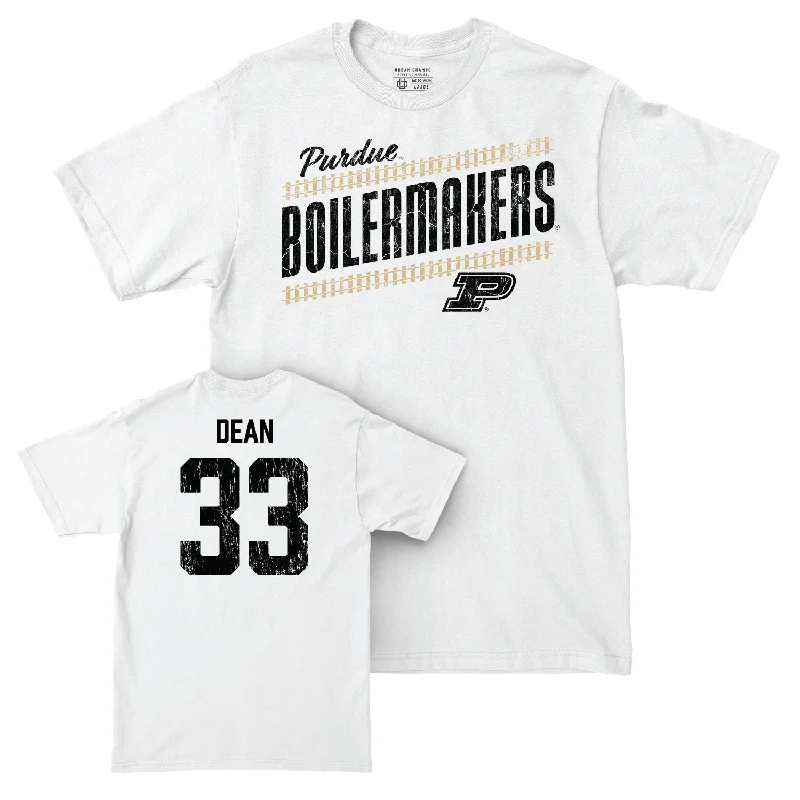 T-Shirt For Promotional Sales-Baseball White Slant Comfort Colors Tee - Parker Dean | #33