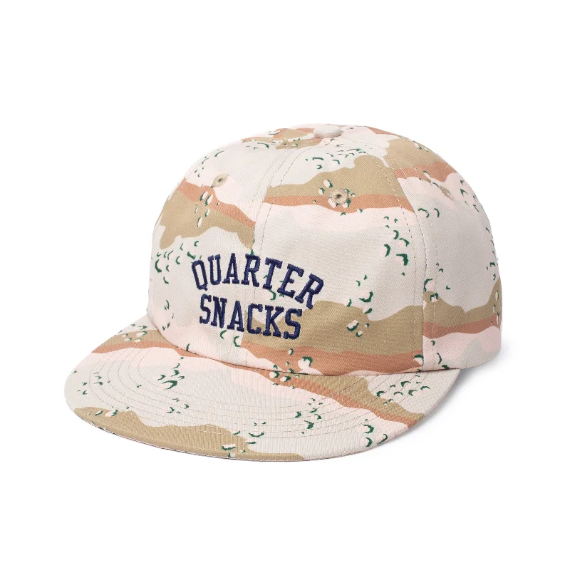 Hat For Game Day Merchandise-QUARTERSNACKS - "ARCH" HAT (DESERT CAMO)