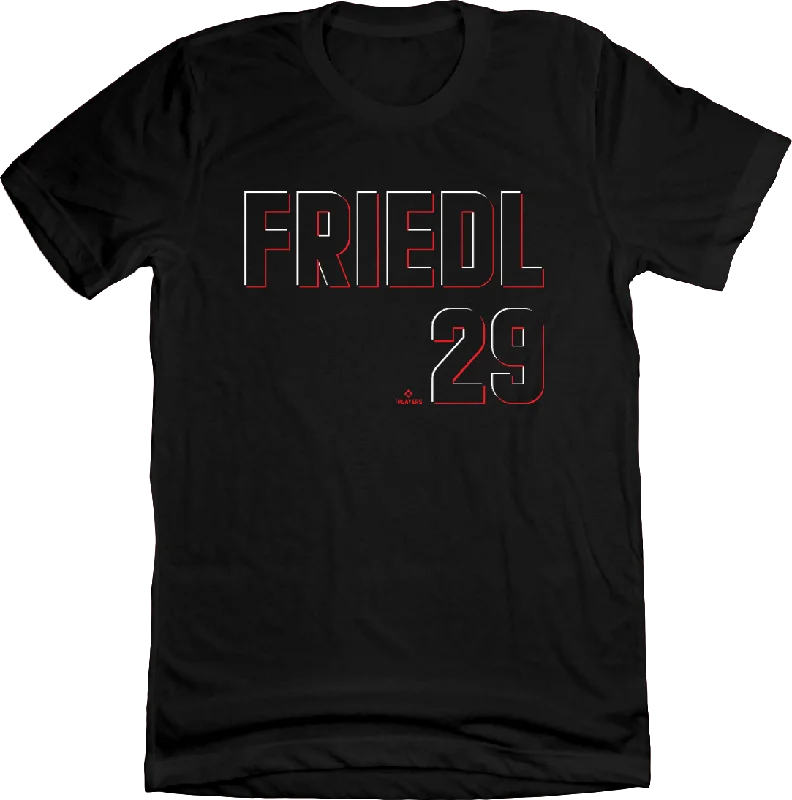 T-Shirt For College Fan Gear-TJ Friedl Cincy Uni-Tee