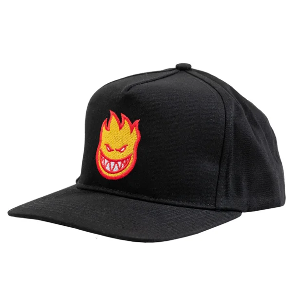 Hat For Team Spirit Merchandise-Spitfire - Adjustable Big Head Fill Black/Red/Gold Cap