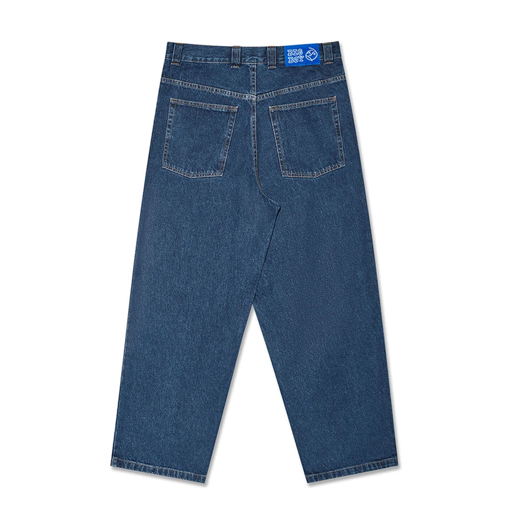 Pants For Custom Fan Apparel-Polar Skate Co. Big Boy Jeans - Dark Blue