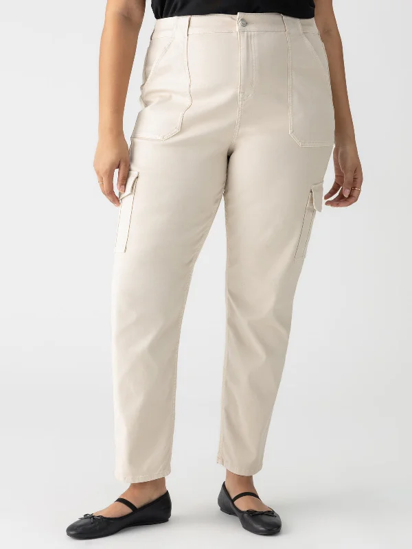 Pants For Special Event Merchandise-Sculpted Hayden Cargo Standard Rise Pant Toasted Almond Inclusive Collection