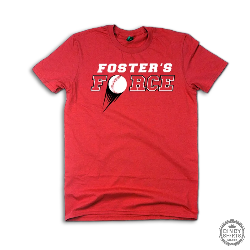 T-Shirt For Fan Apparel Customization-Foster's Force Baseball