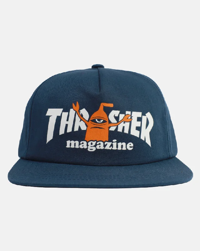 Hat For Fan Club Custom Gear-Thrasher Magazine x Toy Machine Sect Hat - Navy