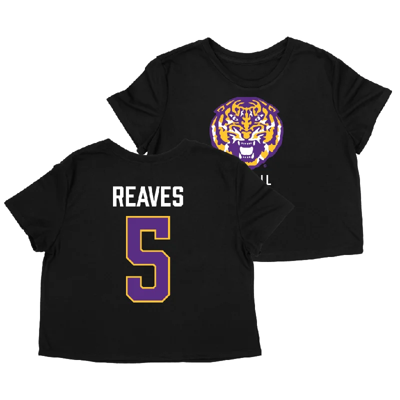 T-Shirt For Corporate Gifts-Baseball Black Streetwear Tee - Tanner Reaves