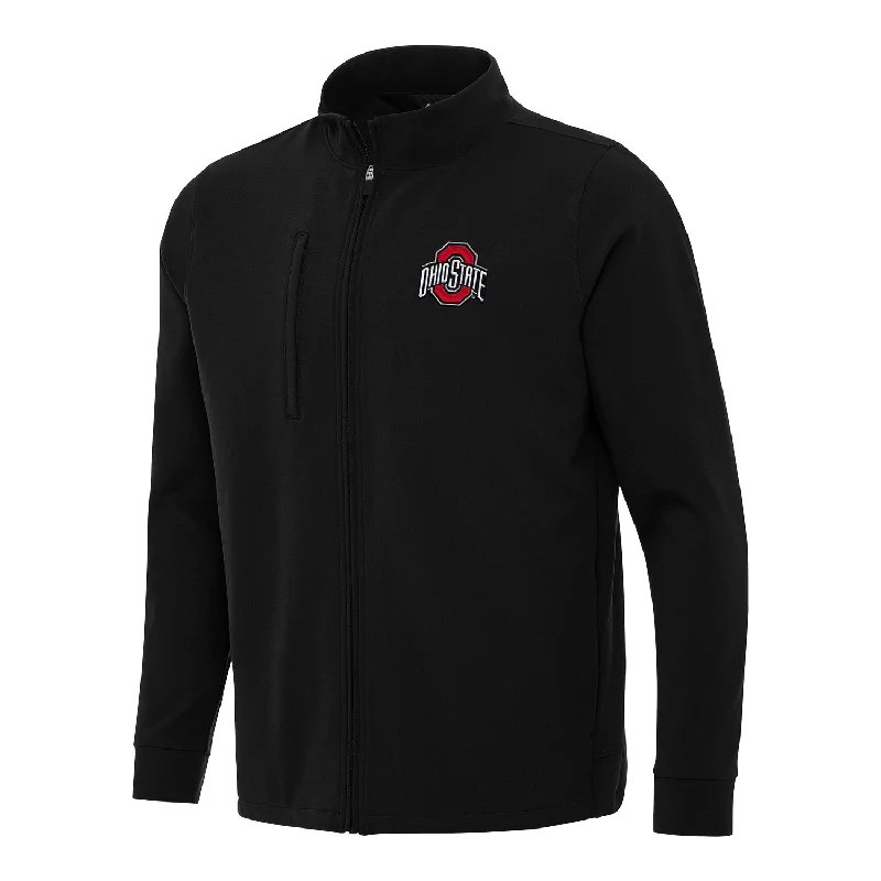 Jackets For Team Fundraising Campaigns-Ohio State Buckeyes Regard Black Full Zip Jacket