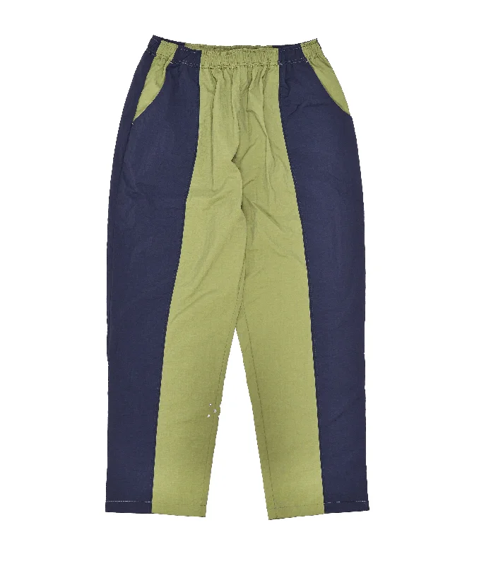 Pants For Personalized Gifts-POP TRADING CO. - "TWO TONE FOOTBALL" PANTS (LODEN GREEN/NAVY)