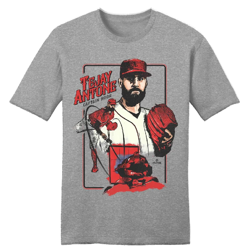 T-Shirt For Fan Custom Gear Orders-Official Tejay Antone MLBPA Tee