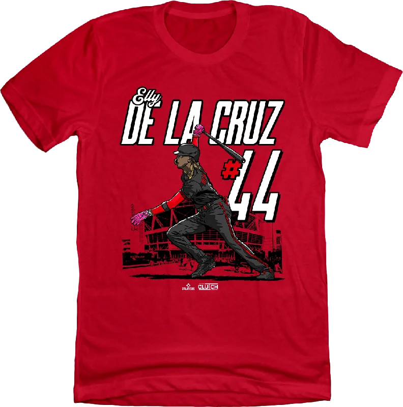 T-Shirt For Tournament Team Apparel-Elly De La Cruz MLBPA Stadium T-shirt