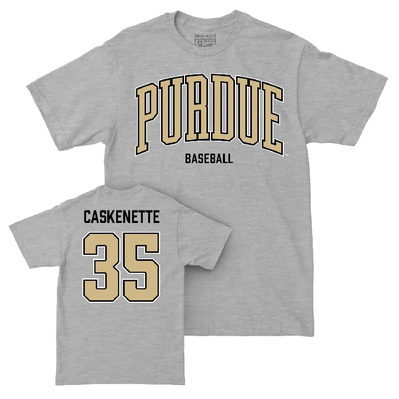 T-Shirt For Youth Teams-Baseball Sport Sport Grey Arch Tee - Connor Caskenette | #35