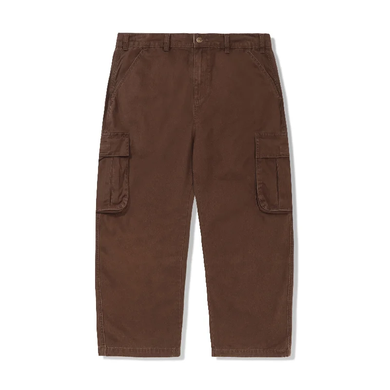 Pants For Custom Fan Apparel-BUTTER GOODS - "FIELD" CARGO PANTS (BROWN)