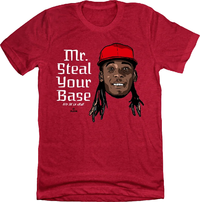 T-Shirt For Fundraisers-Mr Steal Your Base - Elly De La Cruz