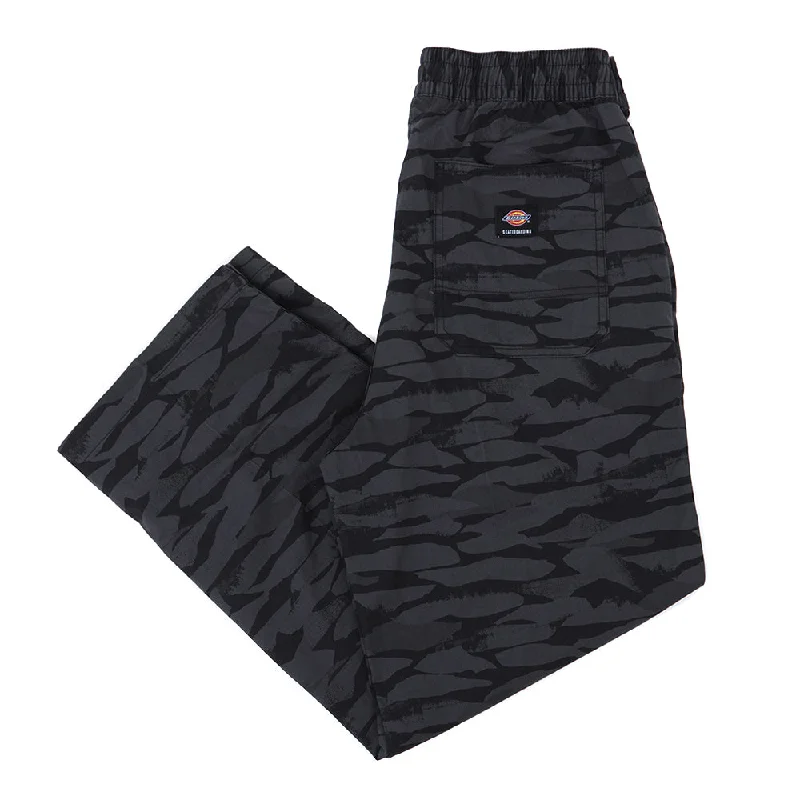 Pants With Personalized Player Names-Skateboarding Printed Mount Vista Chef Pants (Black Tonal / Concrete Camo)