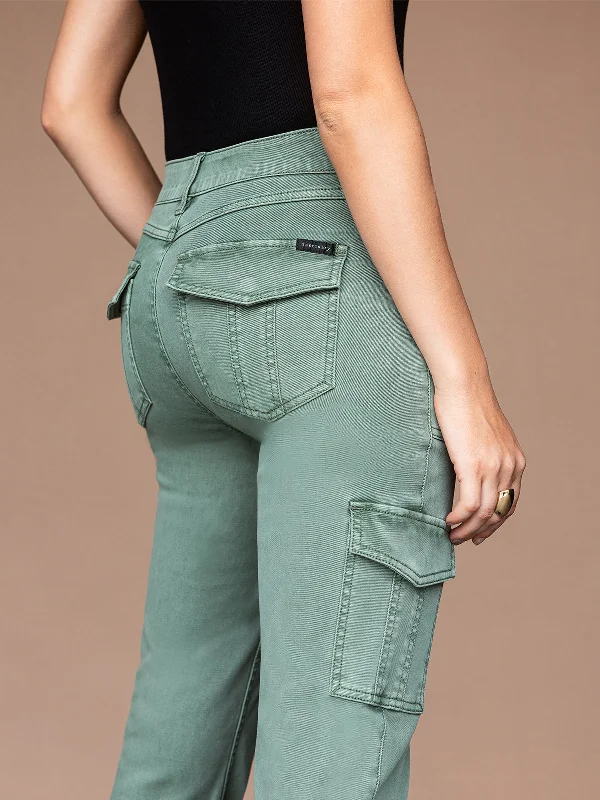 Pants For Fan Event Customization-Sculpted Hayden Slim Straight Standard Rise Pant Dark Spruce