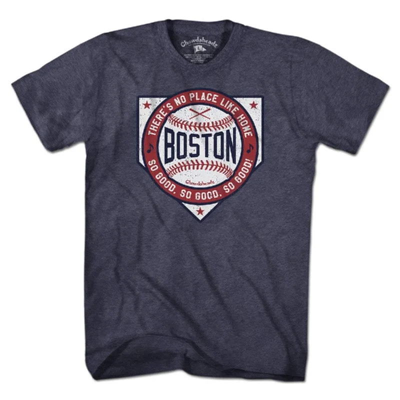 T-Shirt For Team Gifts-Boston There's No Place Like Home Baseball T-Shirt