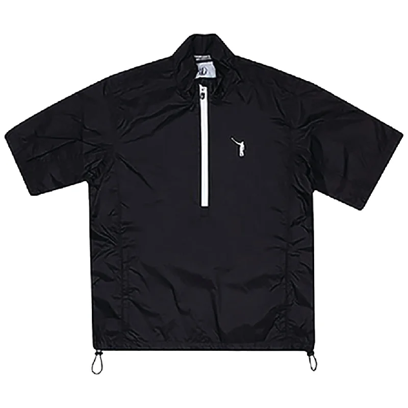 Jackets For Tournament Custom Orders-NLU Short Sleeve Rain Jacket | Black