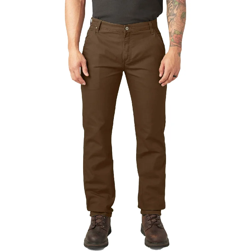 Pants For Exclusive Fan Apparel-Dickies Flex Regular Fit Carpenter Pants Stonewashed Timber Brown