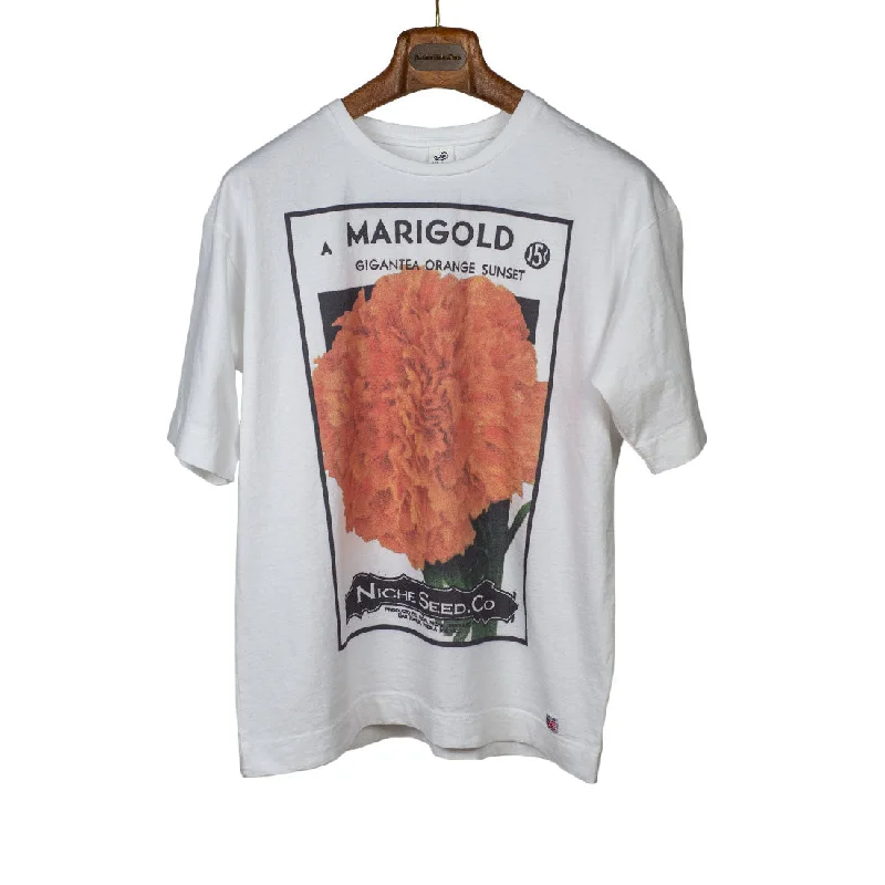 T-Shirt For Custom Player Awards-Marigold flower seeds t-shirt