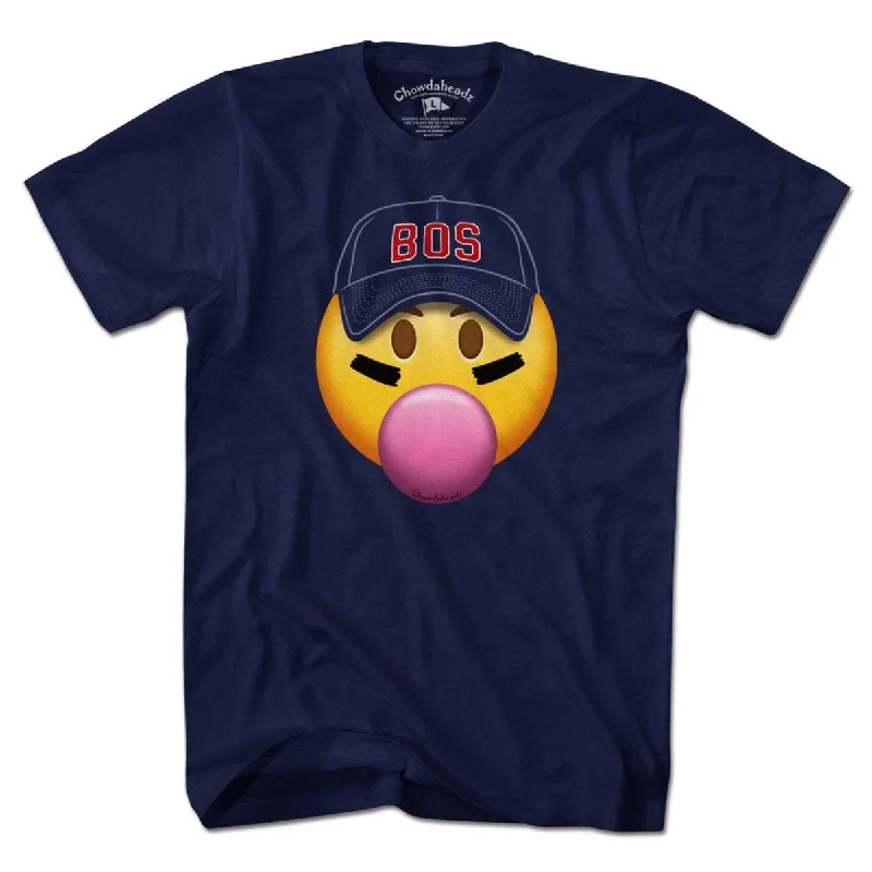 T-Shirt For League Orders-Boston Ballplayer Emoji T-Shirt