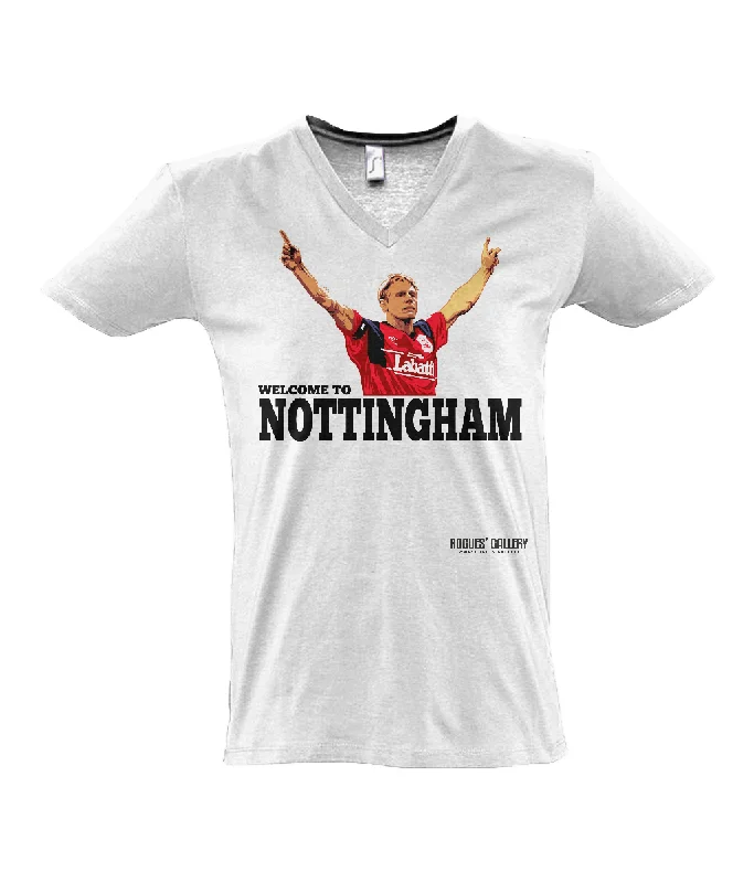 T-Shirt For Personalized School Event Gear-Psycho 'Welcome to Nottingham' T-Shirt