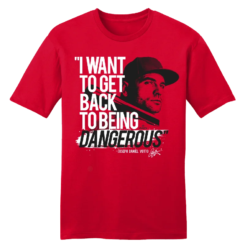 T-Shirt For Player Number Customization-Joey Votto - Back to Being Dangerous