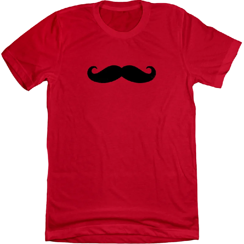 T-Shirt For Special Team Customization-Cincinnati Baseball Mustache