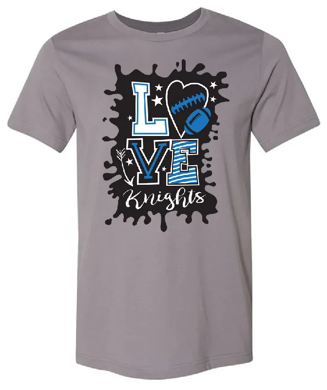 T-Shirt For Personalized Event Gear-Windsor - Knights Love - Storm (Tee/Hoodie/Sweatshirt)