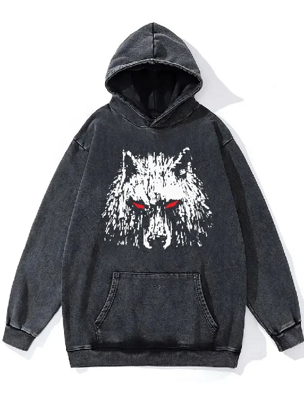 Hoodie For School Team Orders-WOLF Washed Gym Hoodie