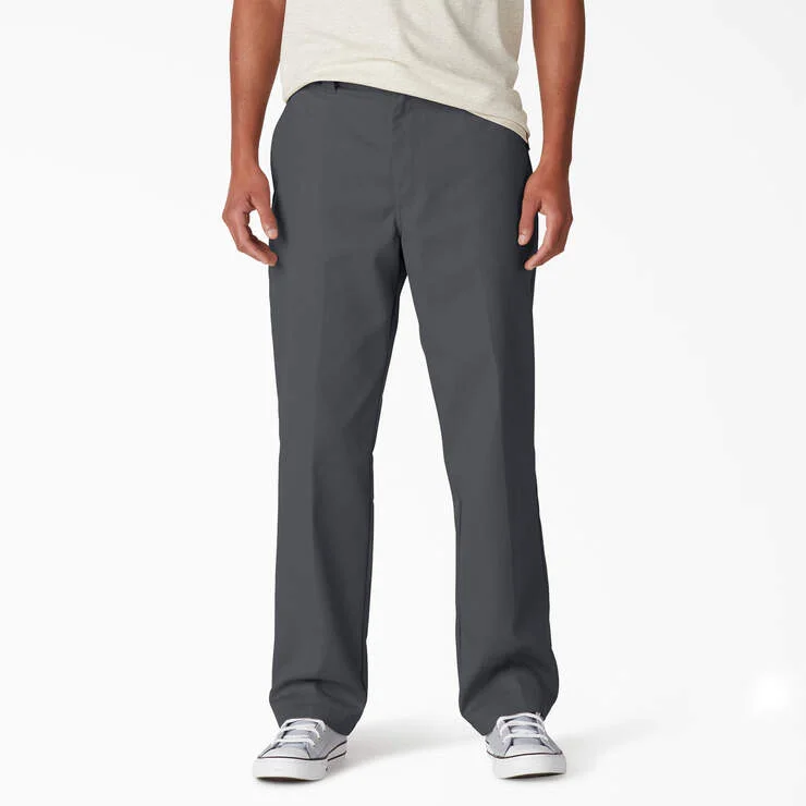 Pants For Sports Apparel-Dickies Skateboarding Regular Fit Twill Pants - Charcoal