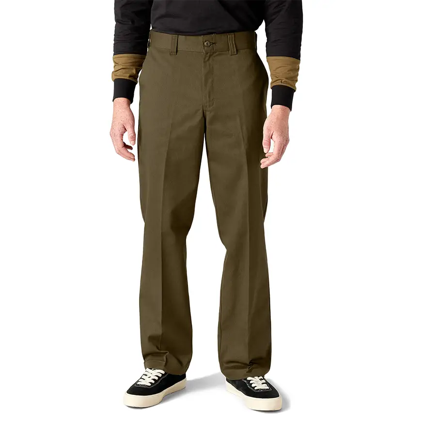 Pants For Custom Alumni Gear-Dickies Skateboarding Regular Fit Twill Pants - Dark Olive