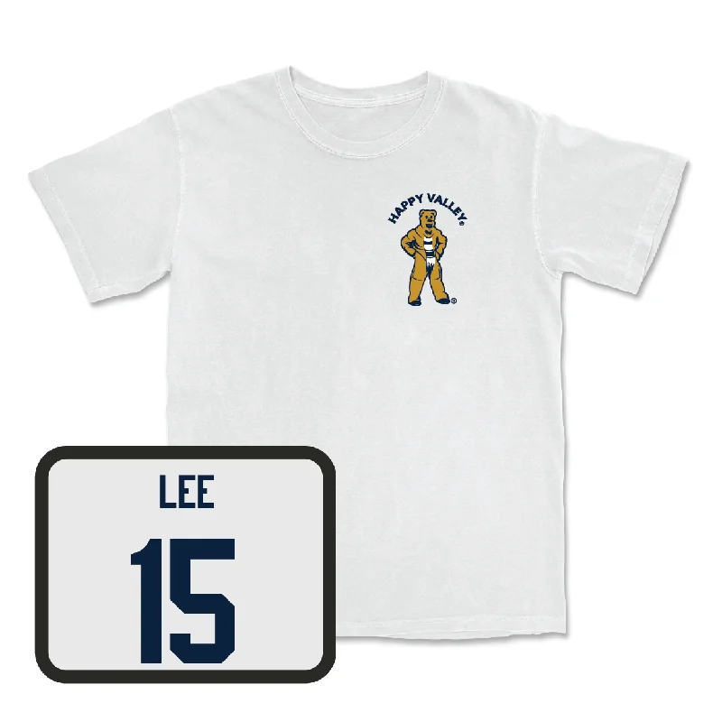 T-Shirt For Official Fan Gear Custom Orders-Baseball White Happy Valley Comfort Colors Tee - David Lee