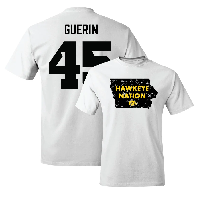 T-Shirt For Fan Event Customization-Baseball White State Comfort Colors Tee  - Blake Guerin