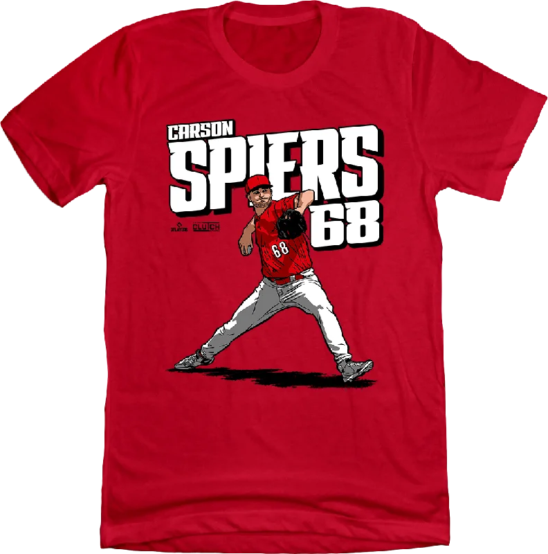 T-Shirt For Sports Apparel-Carson Spiers #68 Player Tee