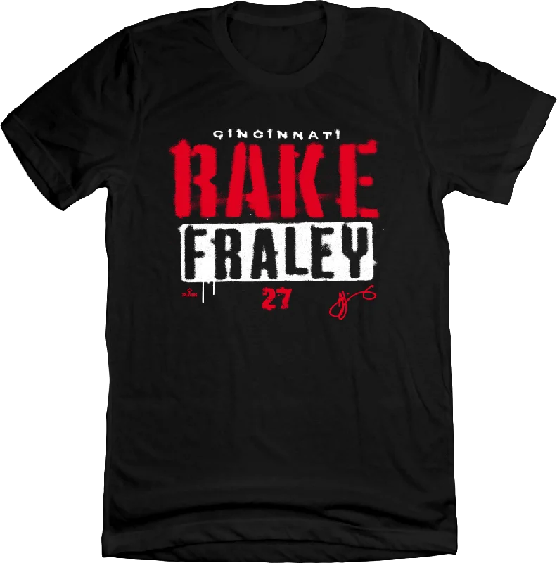 T-Shirt For Professional Fan Apparel-Jake "Rake" Fraley Rake MLBPA